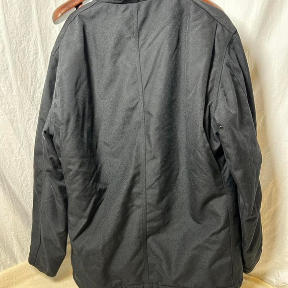 Carhartt Jacket Mens‎  Black Duck Canvas Outdoor Quilt Lined Workwear - Picture 2 of 5